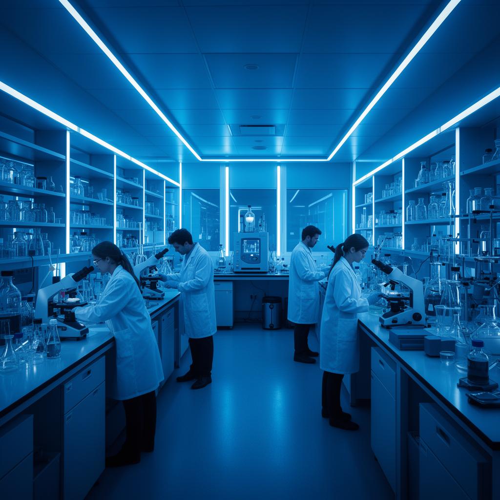Laboratório farmacêutico de alta tecnologia