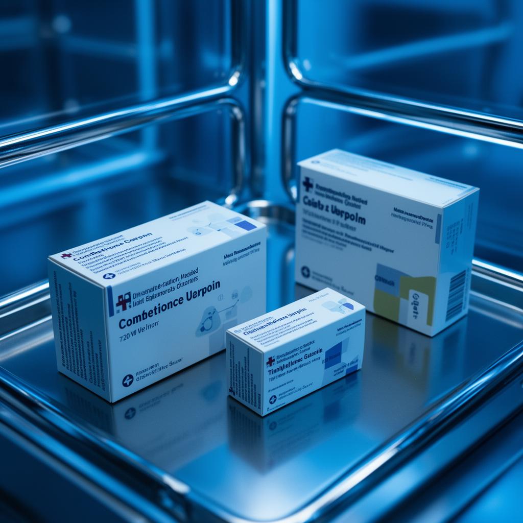 Medicamentos embalados com segurança para transporte internacional